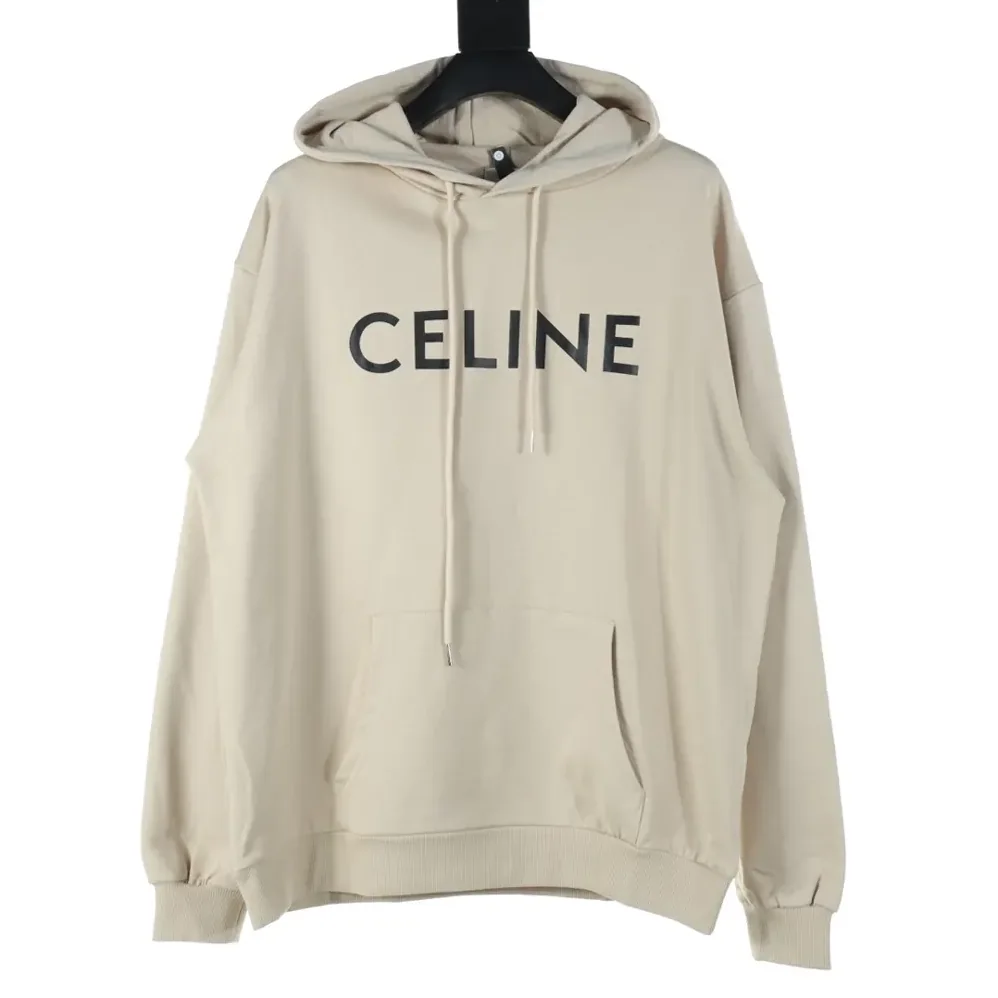Celine Loose Hoodie in Cotton Fleece for Men Celine Loose Hoodie in Cotton Fleece for Men