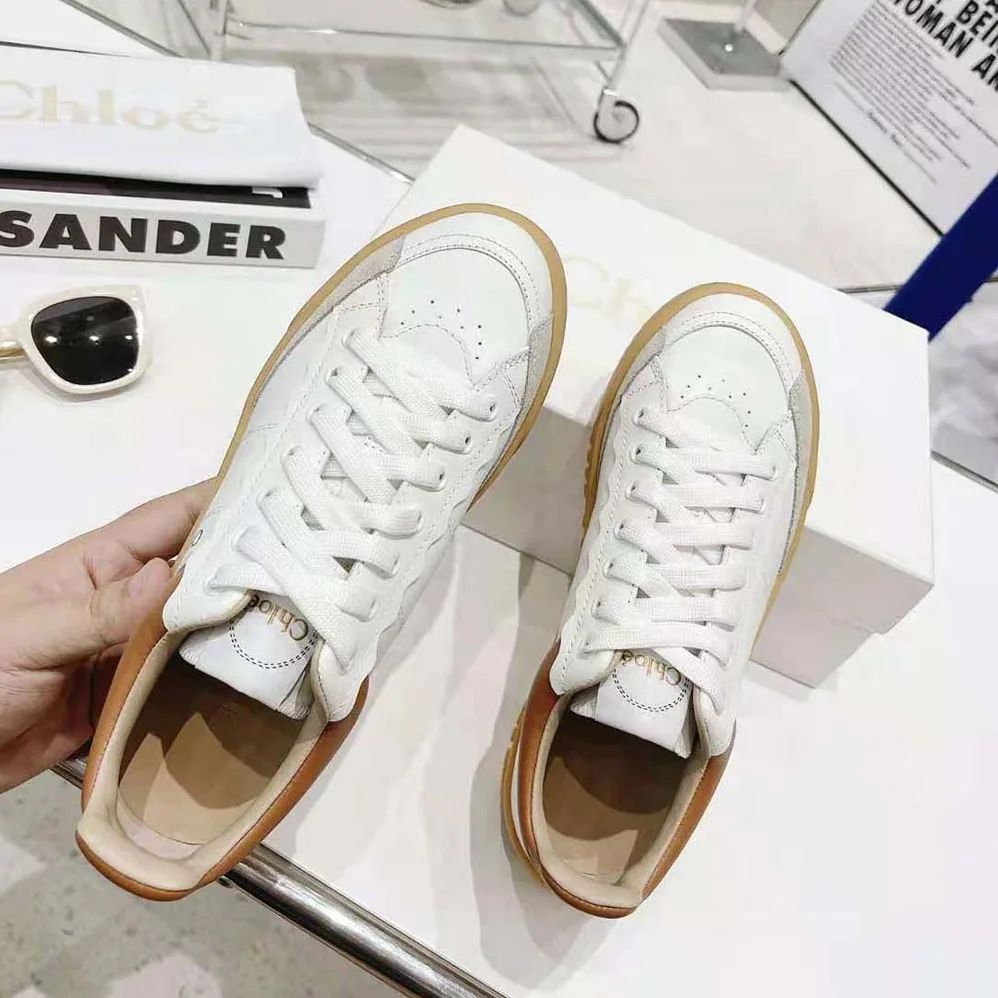 Chloe Franckie Low-Top Sneaker in Smooth Calfskin for Women Chloe Franckie Low-Top Sneaker in Smooth Calfskin for Women