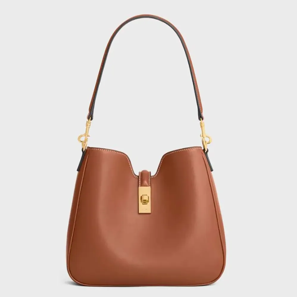 Celine Small Camille 16 Soft Bag in Smooth Calfskin for Women in Brown Celine Small Camille 16 Soft Bag in Smooth Calfskin for Women in Brown