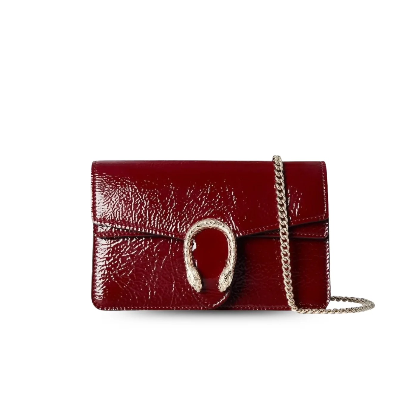 Gucci Dionysus Super Mini Shoulder Bag in Red Light Gold Hardware
