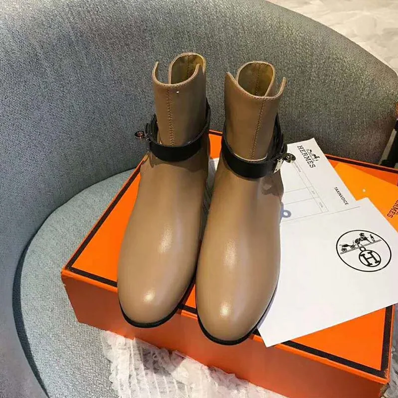 Hermes Shoes Neo Ankle Boot for Women in Brown