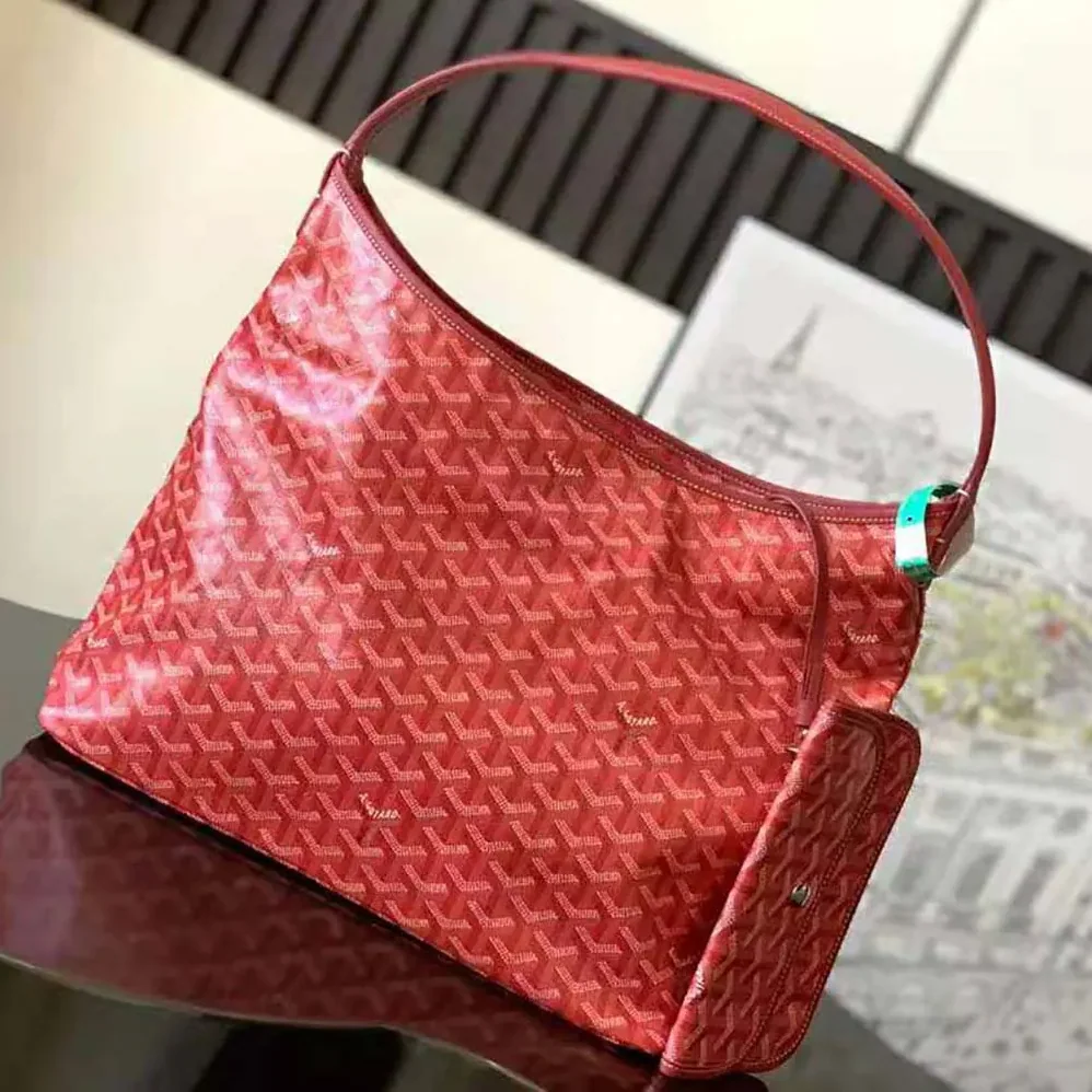 Goyard Bohème Hobo Bag for Unisex in Red
