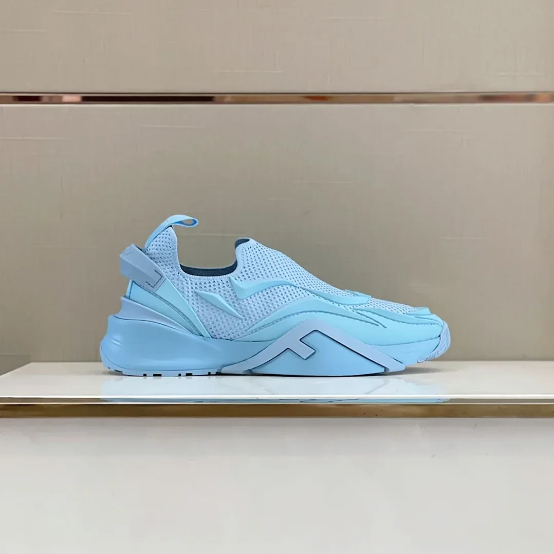 Fendi FD Flow Running Sneakers Blue Fendi FD Flow Running Sneakers Blue