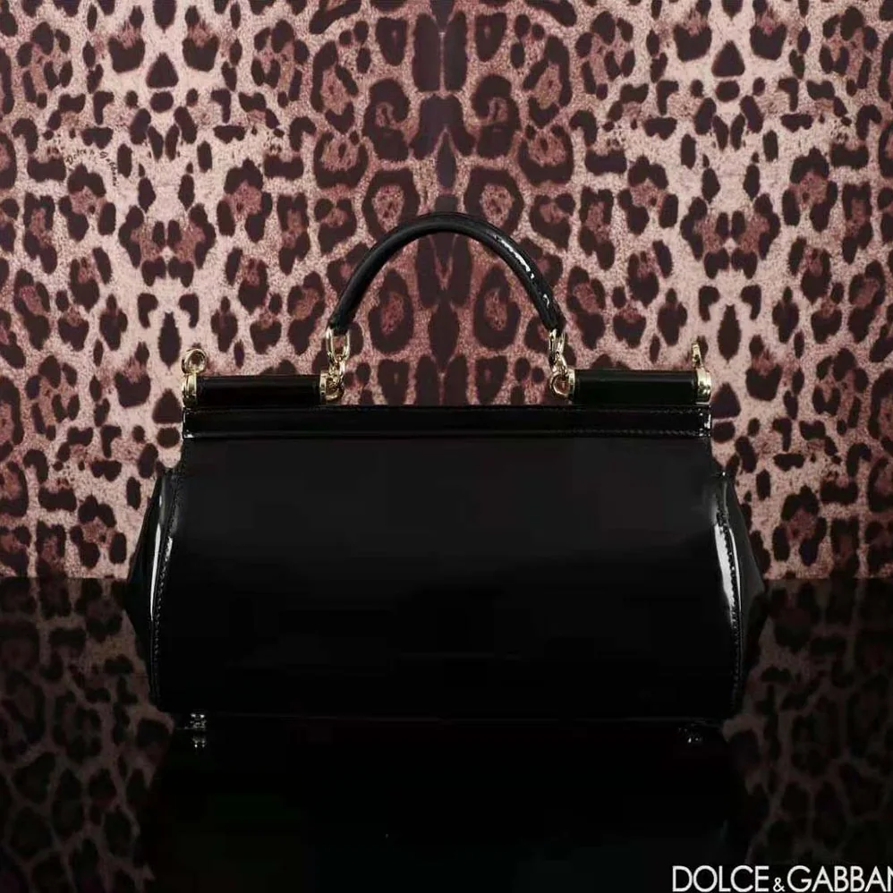 Dolce Gabbana D&G Elongated Sicily Handbag for Women in Black