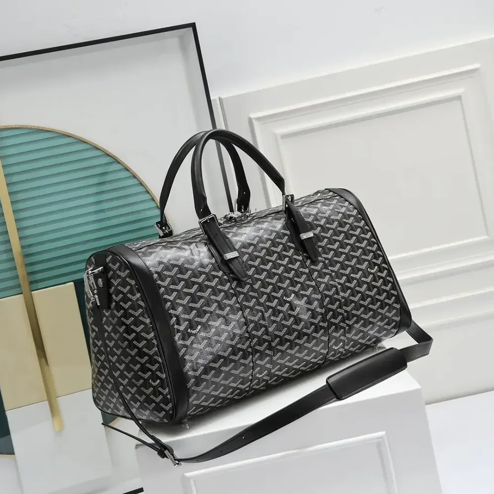 Goyard Boston 50 Bag for Unisex in Black