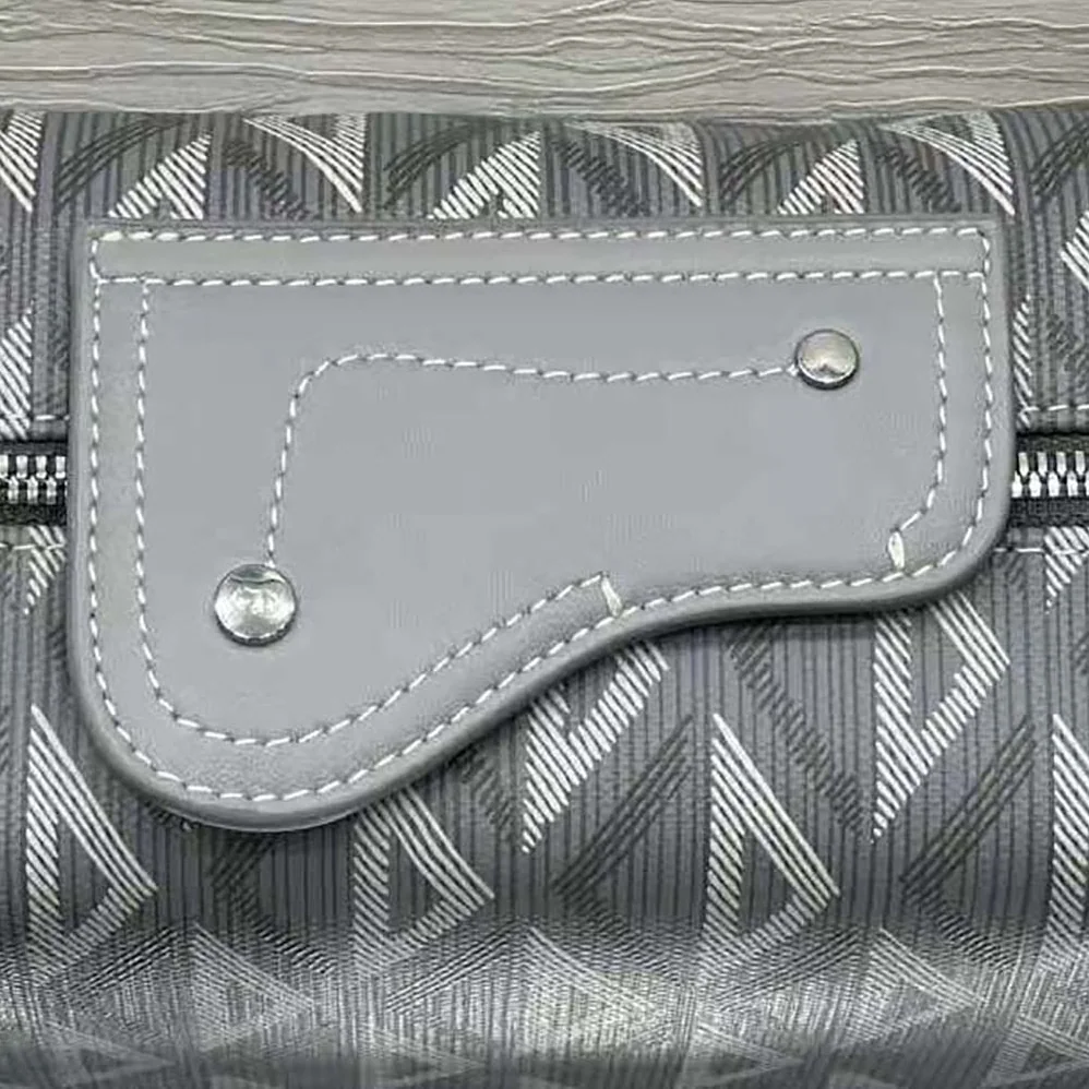 Dior Lingot 22 Bag Dior Gray CD Diamond Canvas for Men