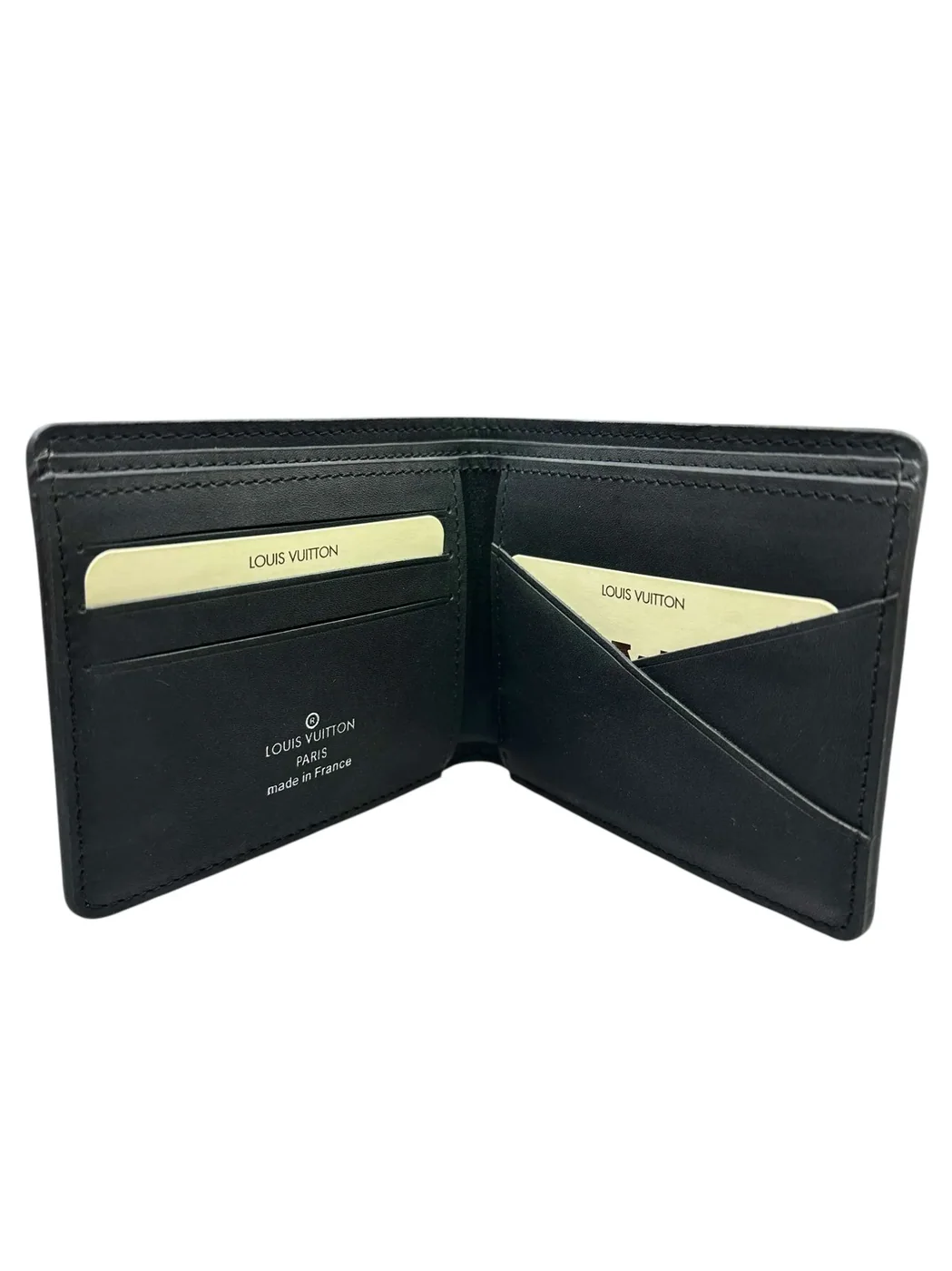 Amazing Black Damier Leather Wallet