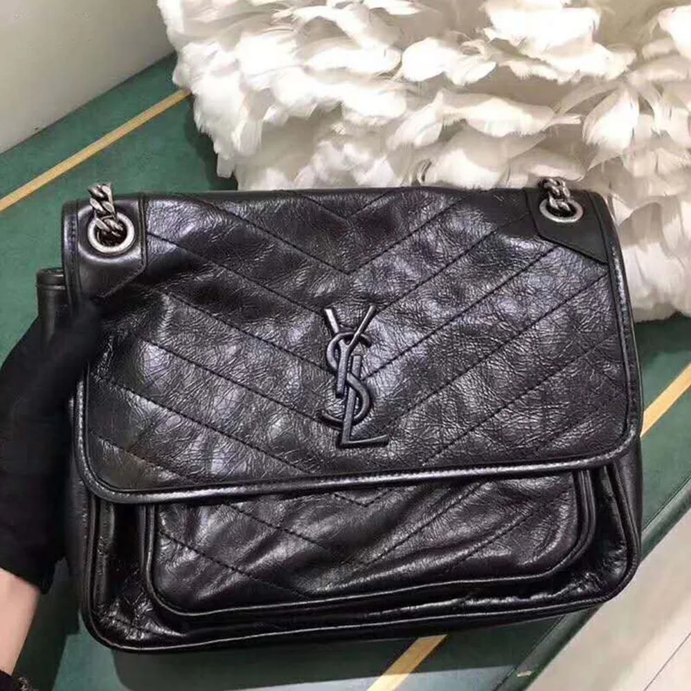 Saint Laurent YSL Niki Medium in Vintage Leather for Women