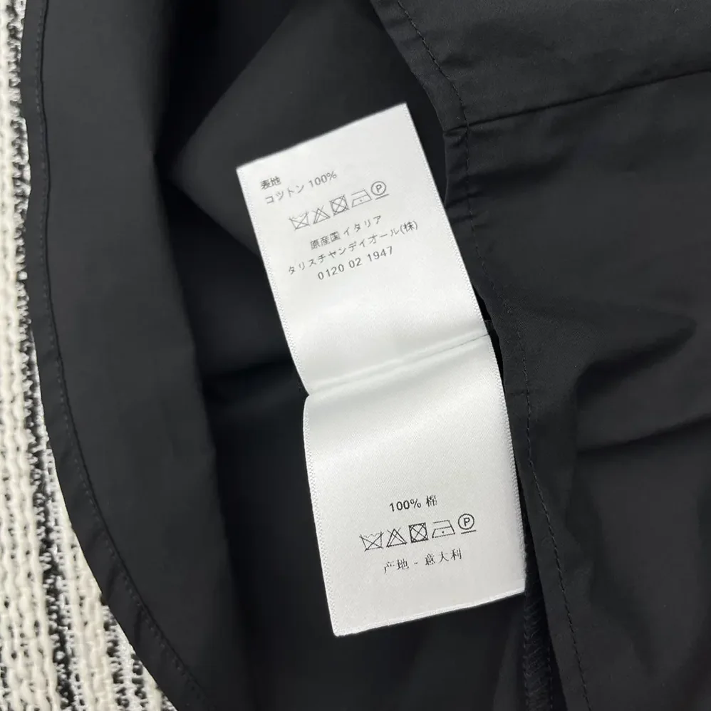 Dior Blouse Black Cotton Poplin for Women Dior Blouse Black Cotton Poplin for Women