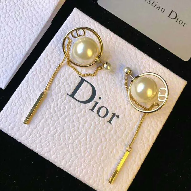 Dior Dior Tribales Earrings for Women in White