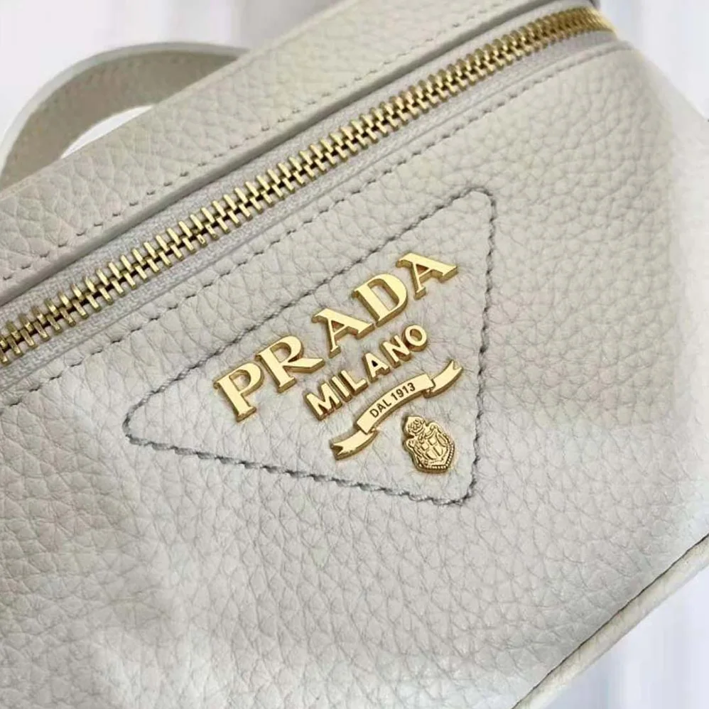 Prada Leather Mini-Bag for Women in White