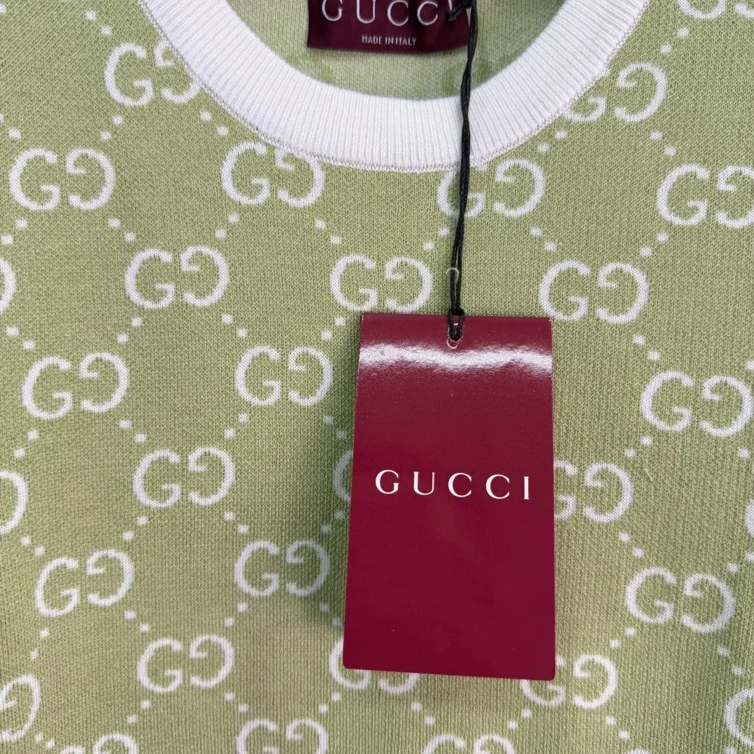 Gucci GG Monogram T in Shirt Sage Green