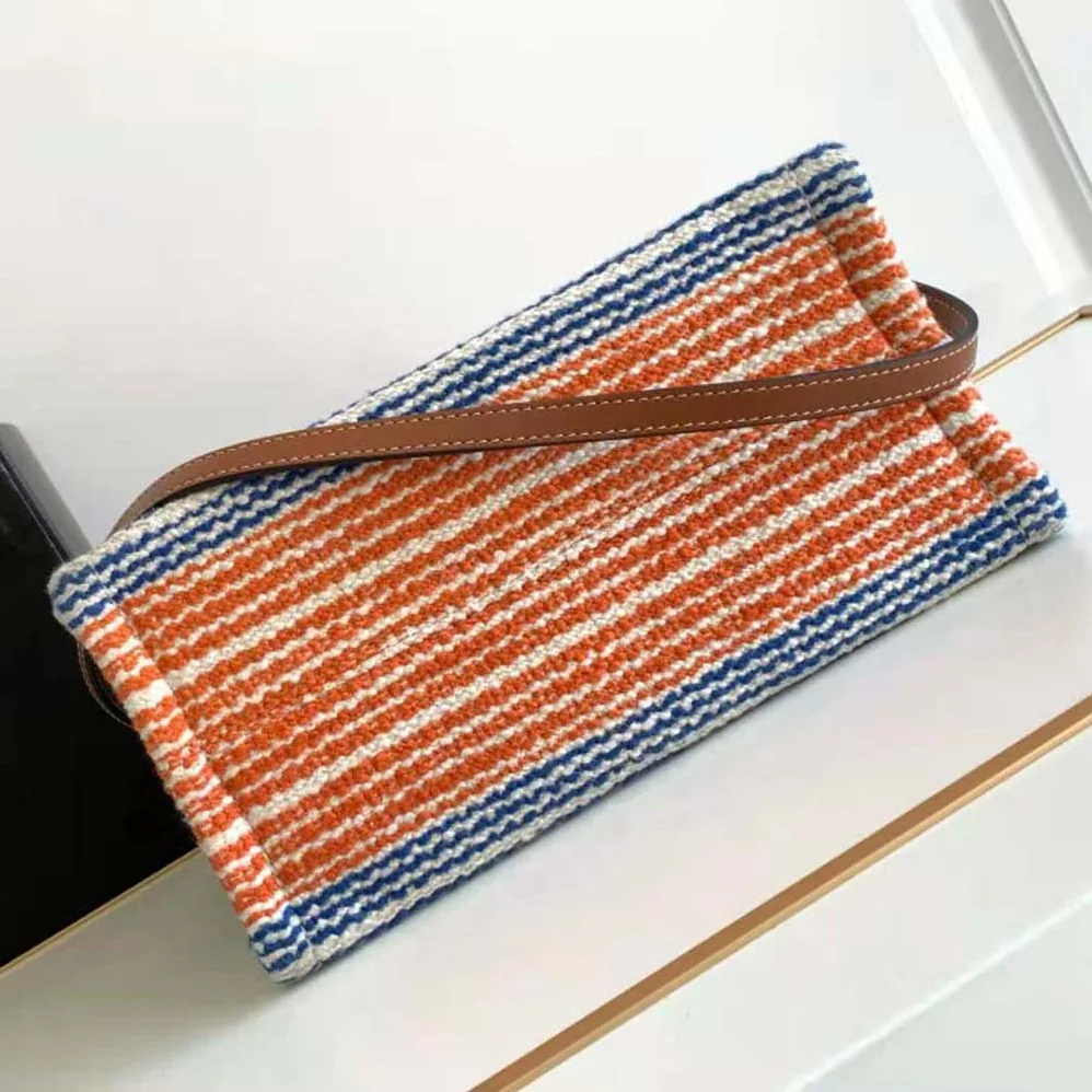 Celine Small Cabas Thais in Striped Textile with Celine for Women Celine Small Cabas Thais in Striped Textile with Celine for Women