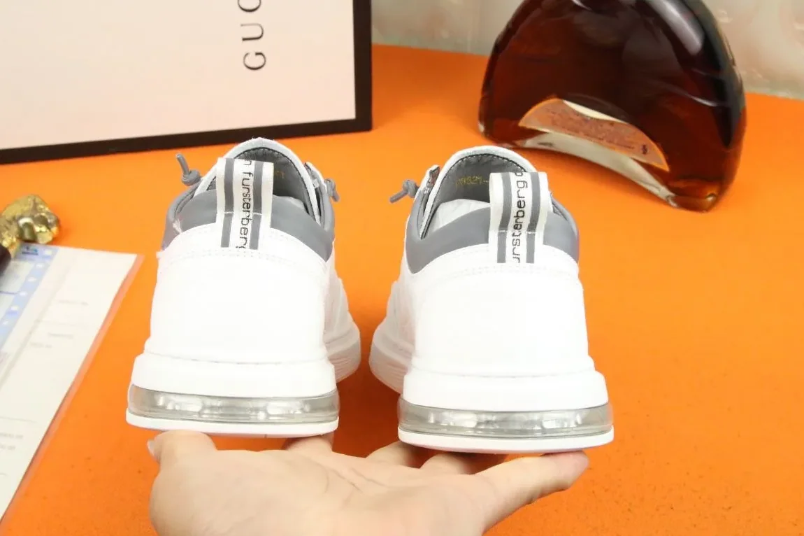 Jieshou x Gucci Sneakers Breathable Spring Autumn Winter White And Gray for Men Jieshou x Gucci Sneakers Breathable Spring Autumn Winter White And Gray for Men