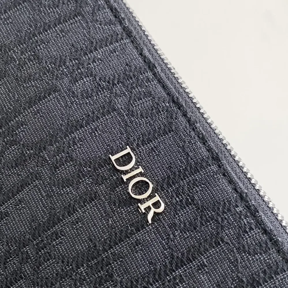 Dior Pouch Black Dior Oblique Jacquard for Men Dior Pouch Black Dior Oblique Jacquard for Men
