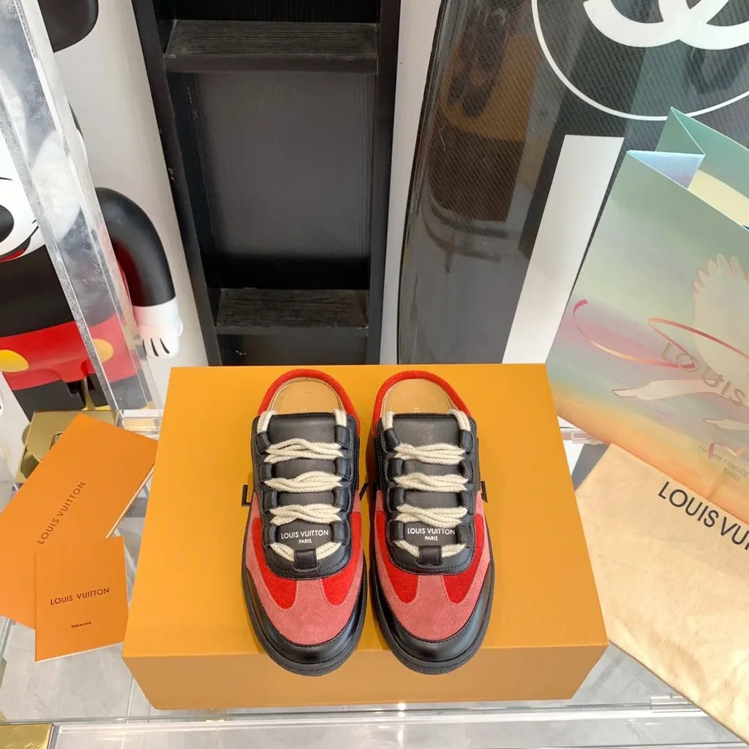 Louis Vuitton Lous Sneaker Monogram Canvas Red Louis Vuitton Lous Sneaker Monogram Canvas Red