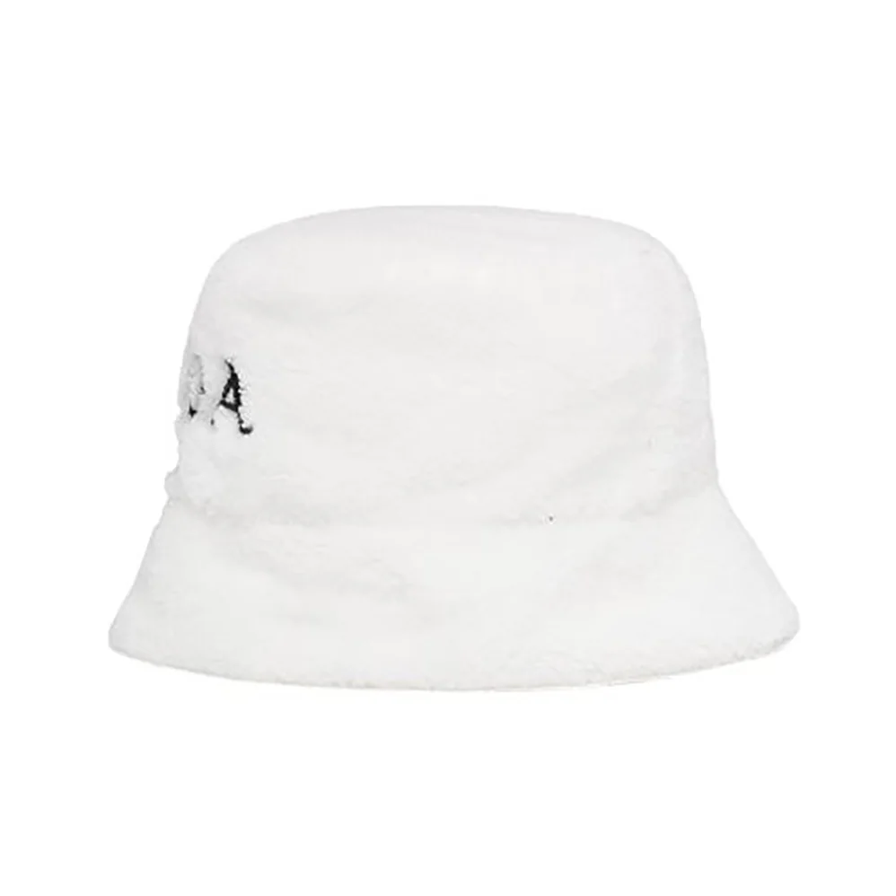 Prada Terrycloth Bucket Hat for Women in White Prada Terrycloth Bucket Hat for Women in White