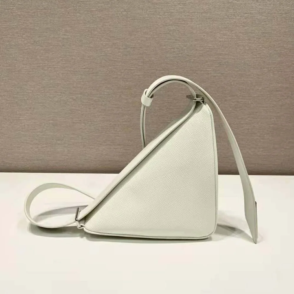 Prada Saffiano Leather Belt Bag for Unisex in White Prada Saffiano Leather Belt Bag for Unisex in White
