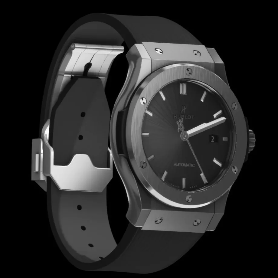 Hublot Classic Fusion Watch Racing Grey Strap Grey Dial Hublot Classic Fusion Watch Racing Grey Strap Grey Dial