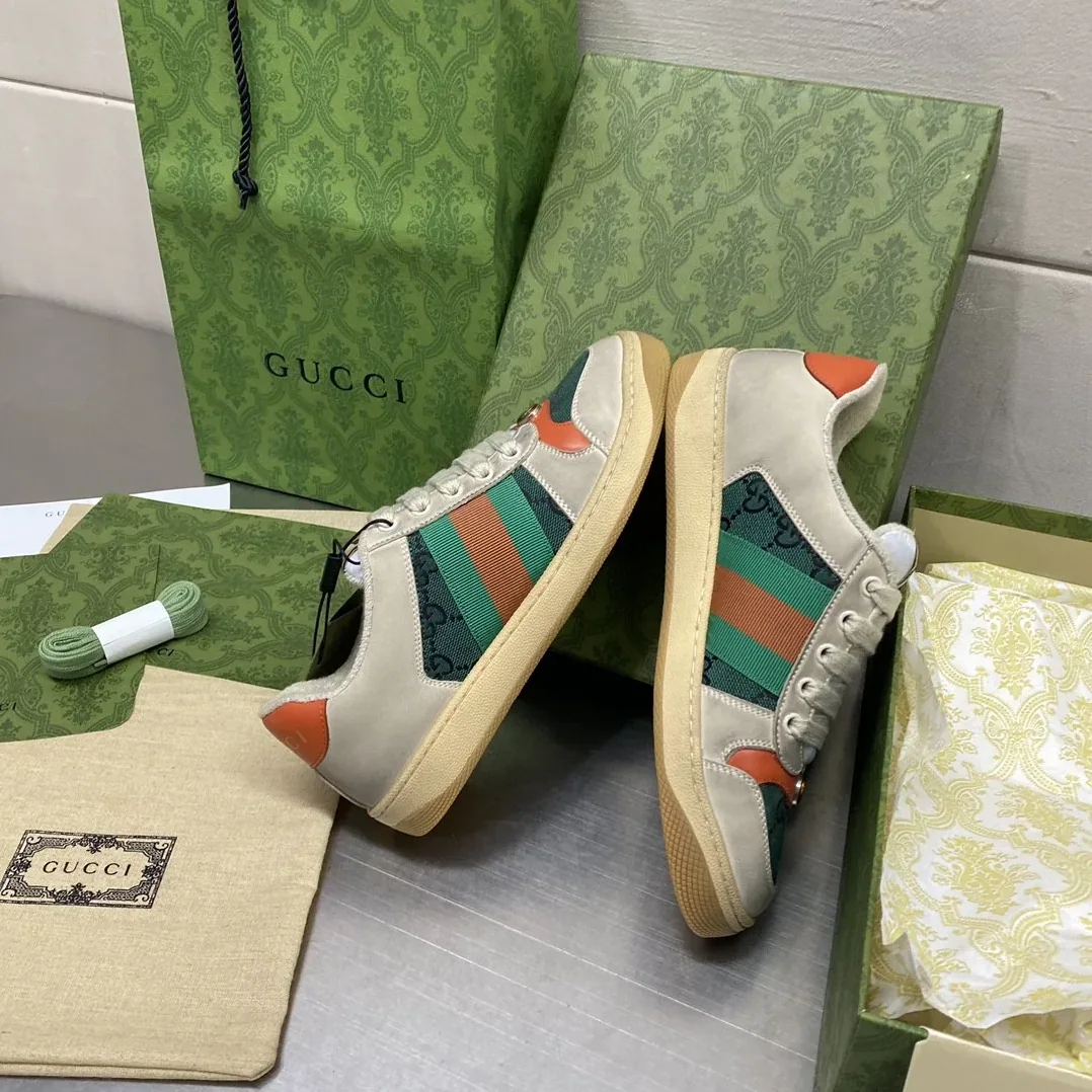 Gucci Screener Sneaker Beige Gucci Screener Sneaker Beige