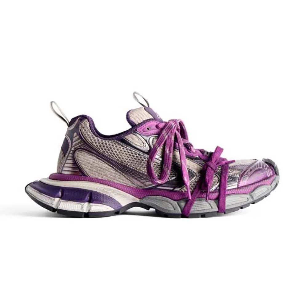 Balenciaga 3XL Sneaker in Purple and Grey Mesh and Polyurethane for Women Balenciaga 3XL Sneaker in Purple and Grey Mesh and Polyurethane for Women