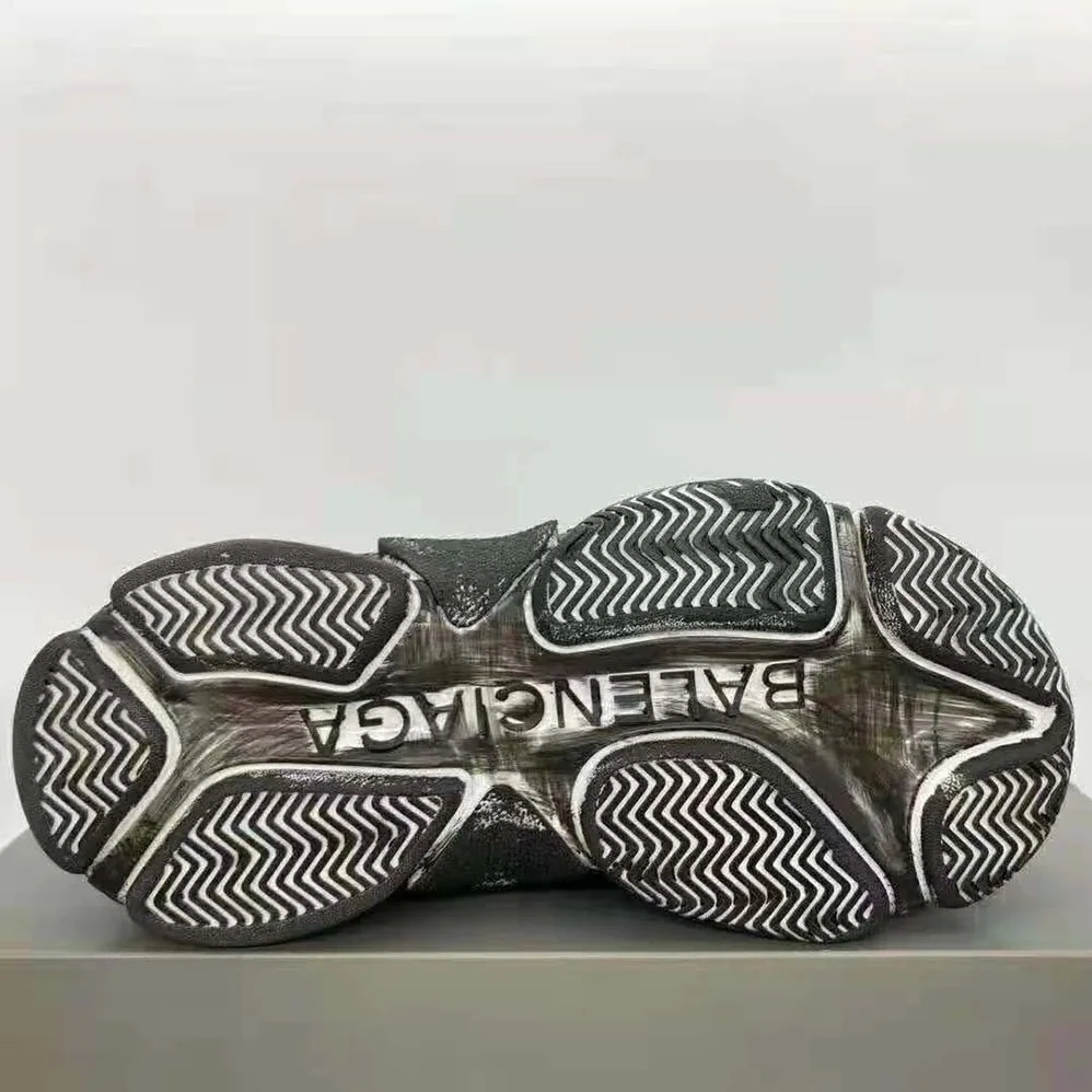 Balenciaga Triple S Faded Sneaker in Black for Women