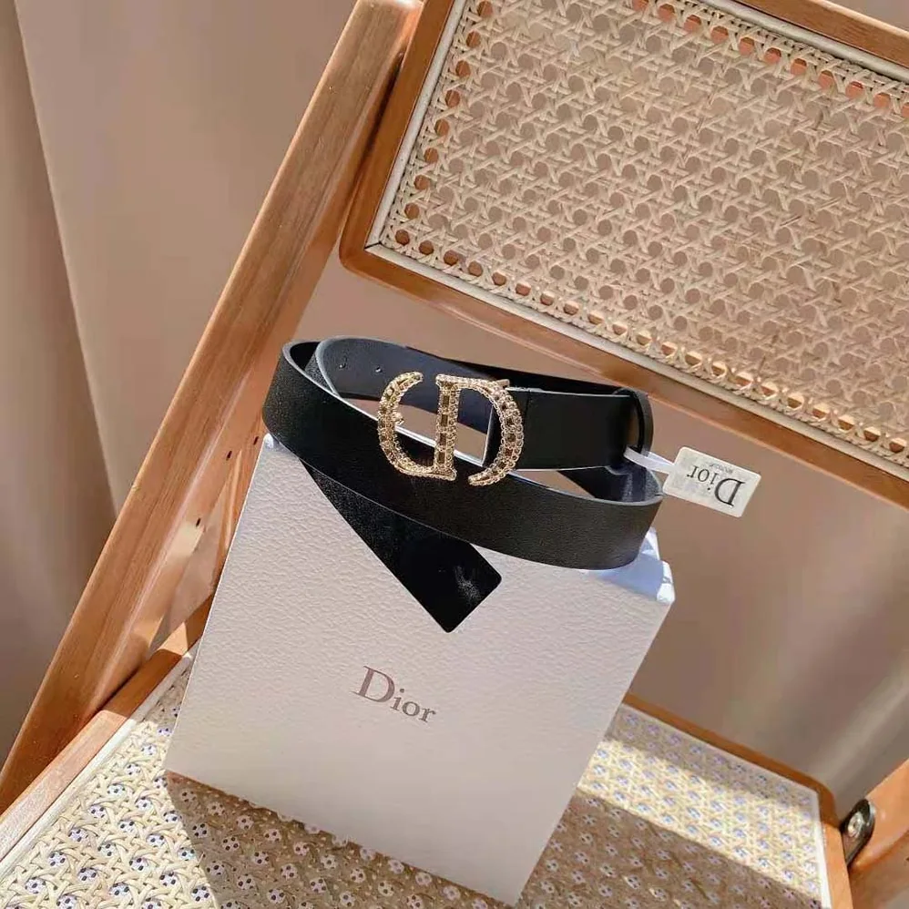 Dior 30 Montaigne Crystals Belt Black Smooth Calfskin and Silver-Tone Crystals 27 MM for Women Dior 30 Montaigne Crystals Belt Black Smooth Calfskin and Silver-Tone Crystals 27 MM for Women