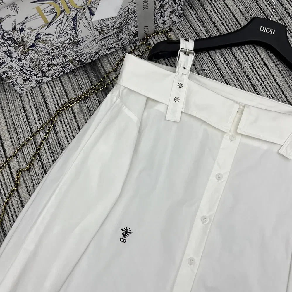 Dior Blouse White Cotton Poplin for Women