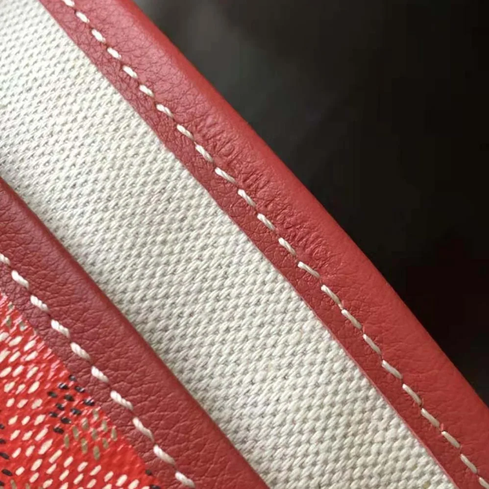 Goyard Saint Louis PM Bag in Goyardine Canvas & Chevroches Calfskin for Women in Red Goyard Saint Louis PM Bag in Goyardine Canvas & Chevroches Calfskin for Women in Red