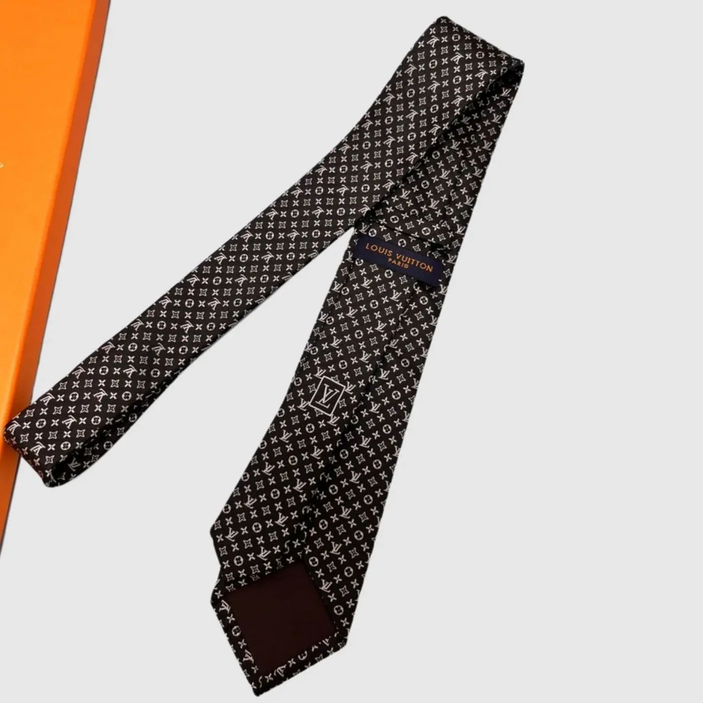 Louis Vuitton Monogram Classic Tie Black LV for Men Louis Vuitton Monogram Classic Tie Black LV for Men