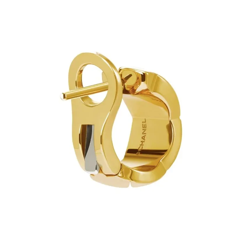 Chanel Coco Crush Earrings Gold Hardware