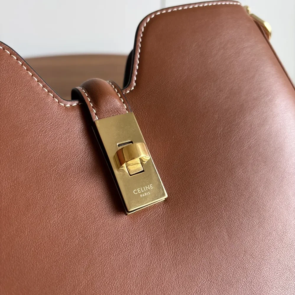 Celine Small Camille 16 Soft Bag in Smooth Calfskin for Women in Brown Celine Small Camille 16 Soft Bag in Smooth Calfskin for Women in Brown