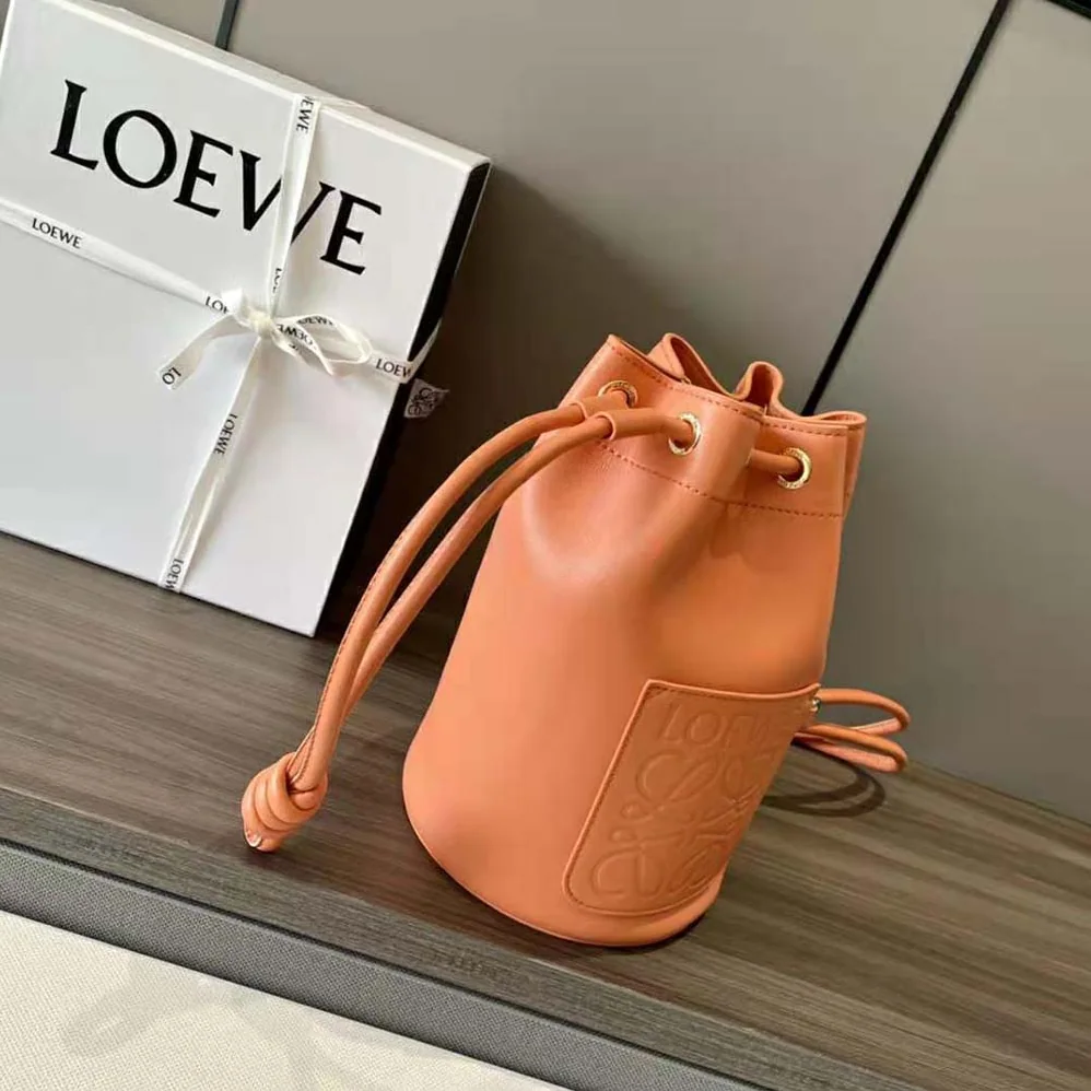 Loewe Small Sailor Bag in Nappa Calf for Women in Orange Loewe Small Sailor Bag in Nappa Calf for Women in Orange