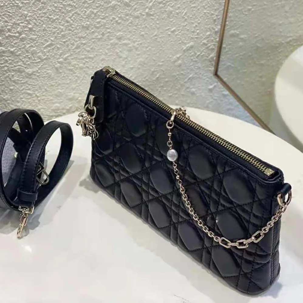 Dior Miss Dior Midi Mini Bag Black Cannage Lambskin for Women Dior Miss Dior Midi Mini Bag Black Cannage Lambskin for Women