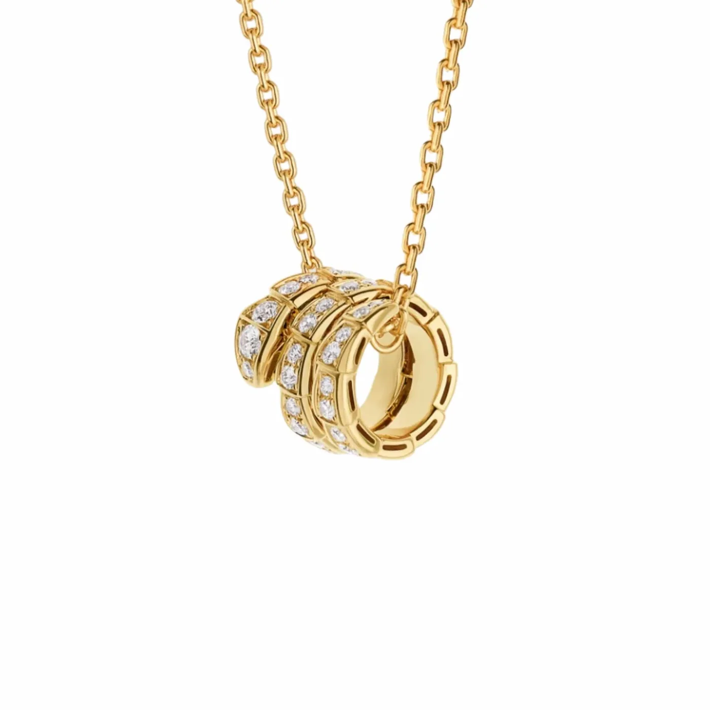 Bvlgari Serpenti Viper Necklace Yellow Gold