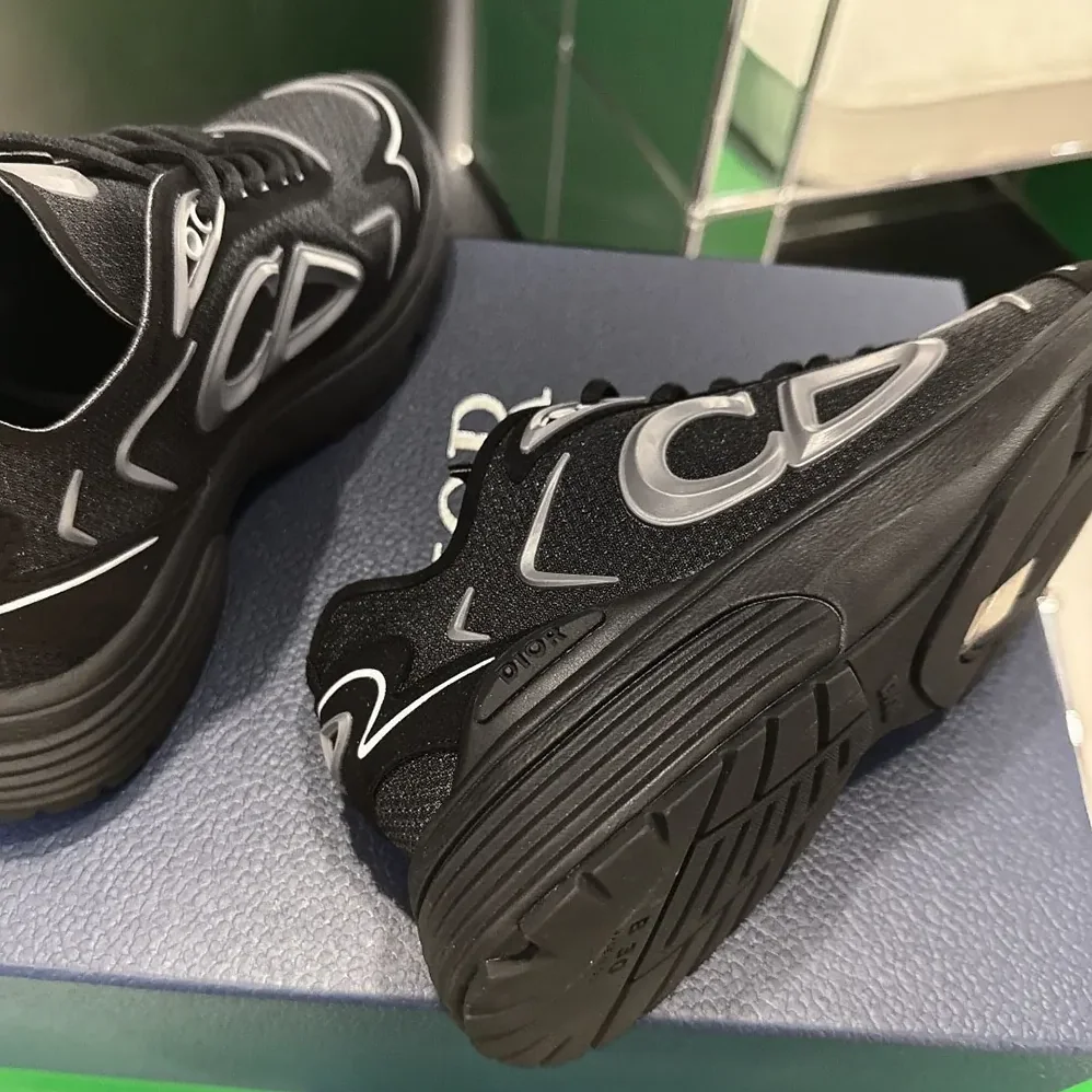 Dior B30 Countdown Tech Sneaker Black Semi-Transparent N3O Nylon for Unisex Dior B30 Countdown Tech Sneaker Black Semi-Transparent N3O Nylon for Unisex