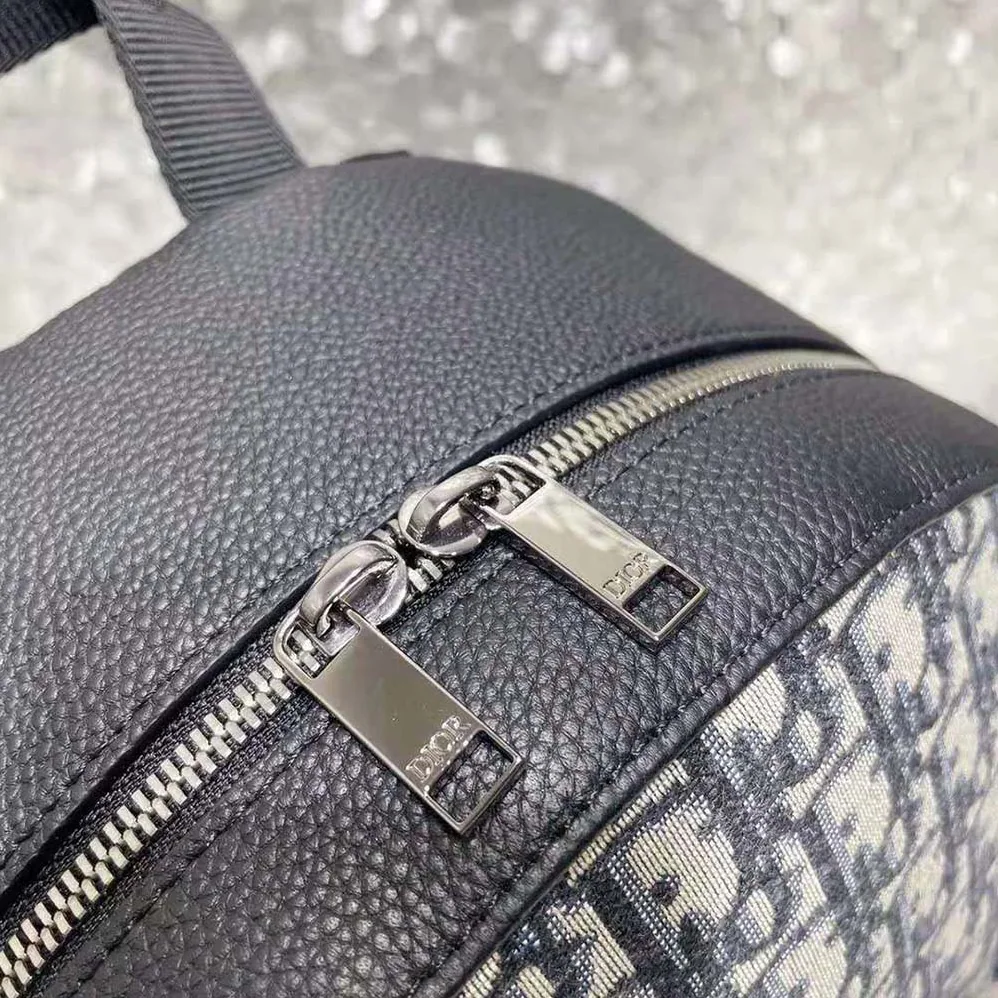 Dior Explorer Backpack Beige and Black Dior Oblique Jacquard for Men Dior Explorer Backpack Beige and Black Dior Oblique Jacquard for Men