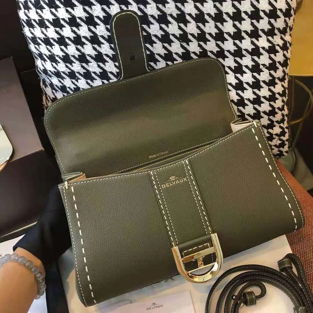 Delvaux Brillant East/West Mini Surpique in Rodeo Calf for Women Delvaux Brillant East/West Mini Surpique in Rodeo Calf for Women