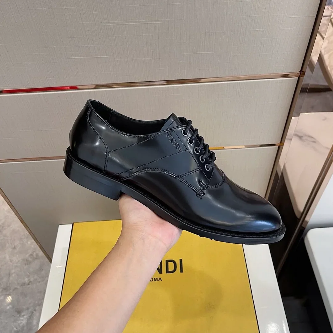 Fendi Force Shiny Black Shoes