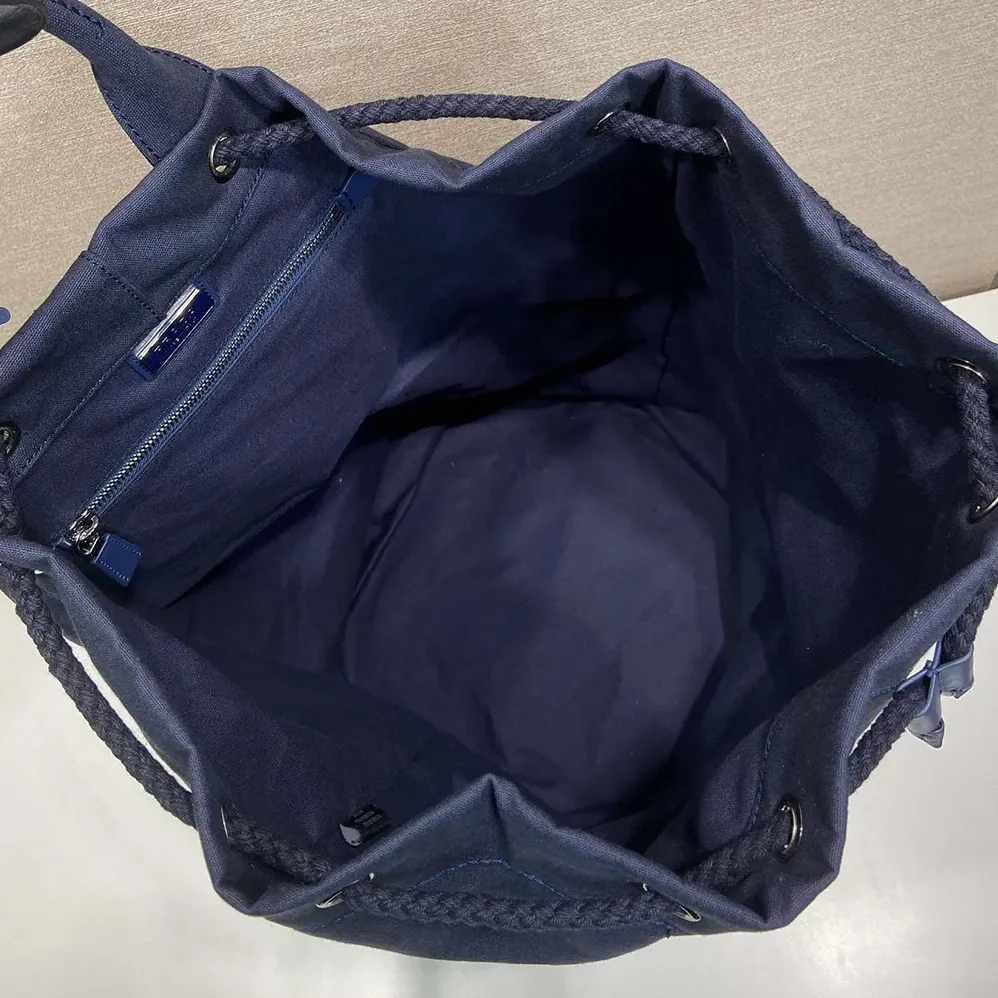 Prada Canvas Drawstring Duffle Bag for Unisex Prada Canvas Drawstring Duffle Bag for Unisex