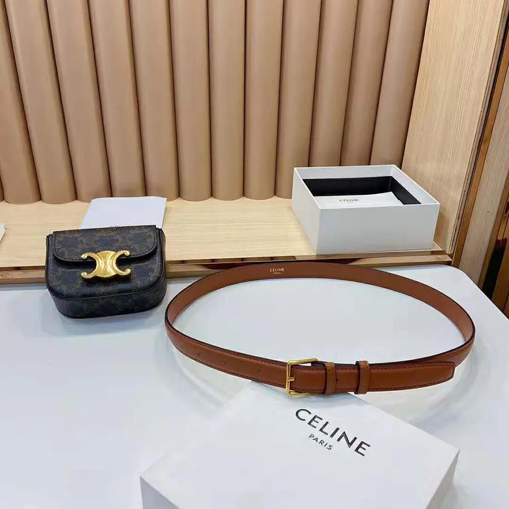 Celine Belt Bag Triomphe Belt in Triomphe Canvas and Calfskin for Women Celine Belt Bag Triomphe Belt in Triomphe Canvas and Calfskin for Women