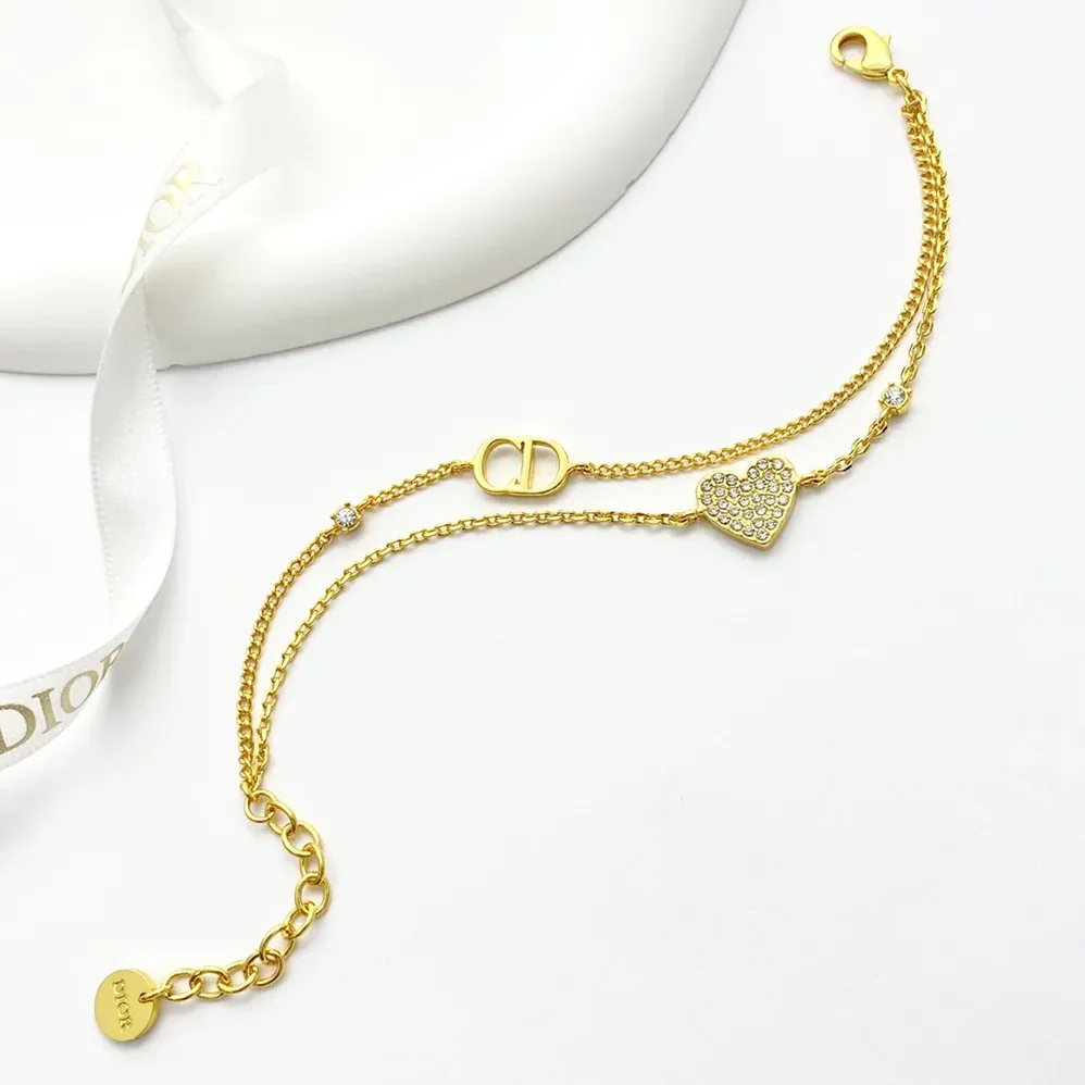 Dior Clair D Lune Bracelet Gold-Finish Metal and Silver for Women in Tone Crystals Dior Clair D Lune Bracelet Gold-Finish Metal and Silver for Women in Tone Crystals