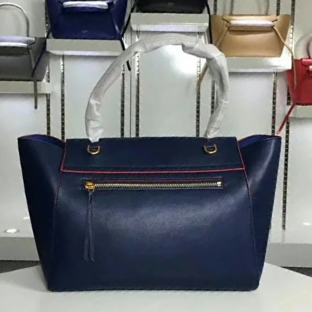 Celine Small Belt Bag in Smooth Calfskin Leather in Navy Blue