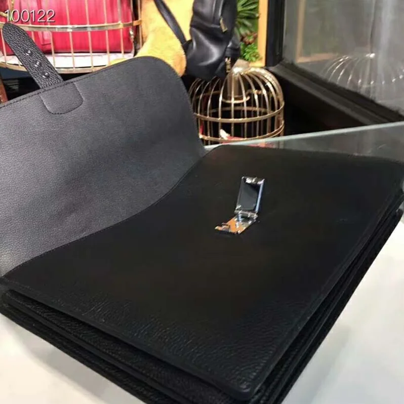 Hermes Sac A Depeches 38 Briefcase for Men in Black Hermes Sac A Depeches 38 Briefcase for Men in Black