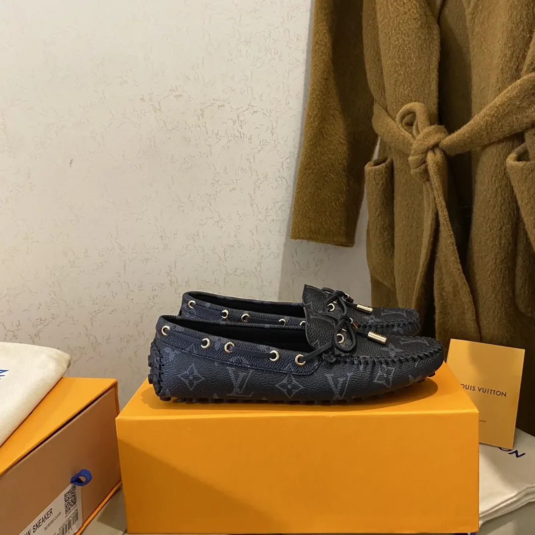 Louis Vuitton Gloria Flat Loafer Brown Louis Vuitton Gloria Flat Loafer Brown