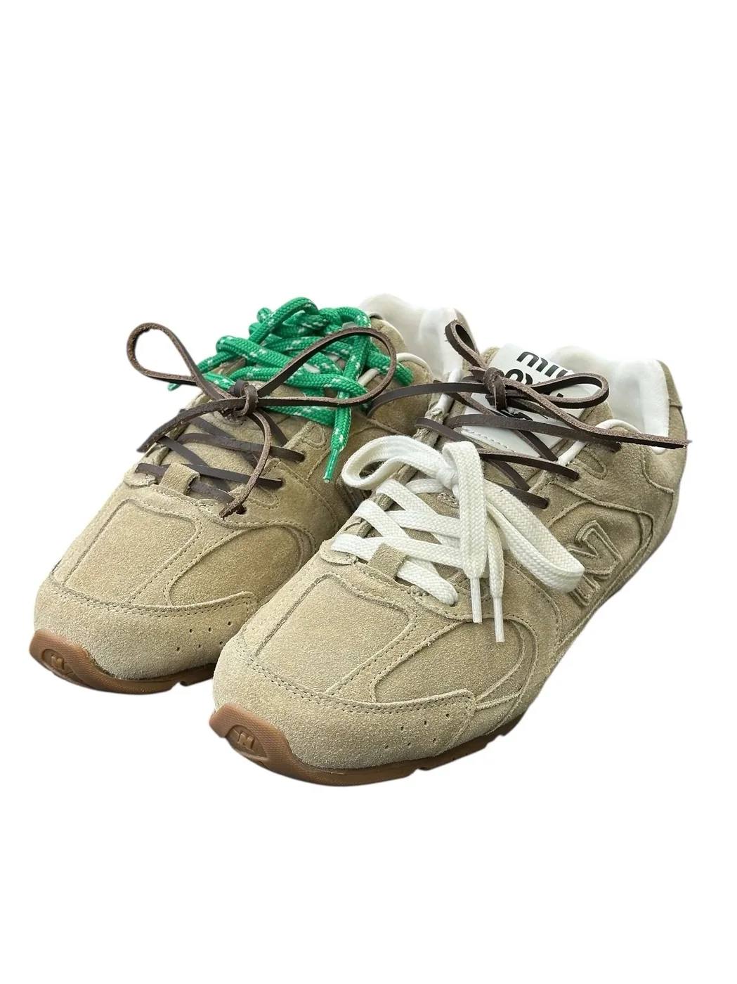 New Balance X Miu Miu 530 SL suede sneakers