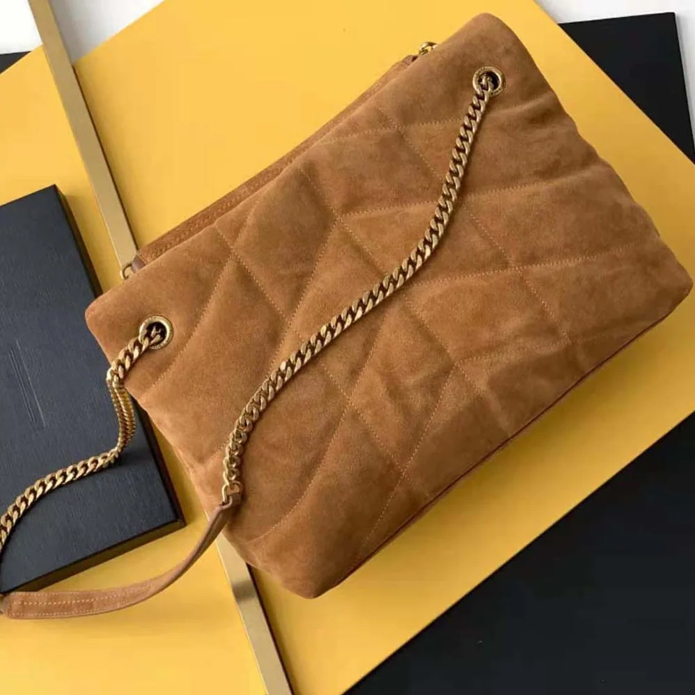 Saint Laurent YSL Puffer Small Bag in Quilted Suede for Women Saint Laurent YSL Puffer Small Bag in Quilted Suede for Women