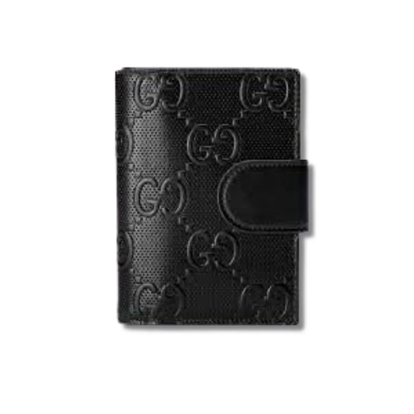 GG Embossed Passport Case Black / ? 1W3AN 1000 GG Embossed Passport Case Black / ? 1W3AN 1000