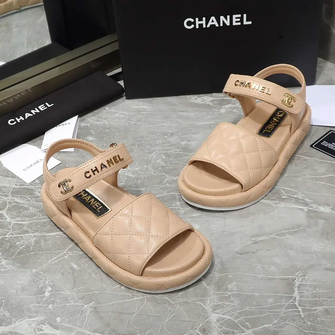 Chanel Sandal Beige Chanel Sandal Beige