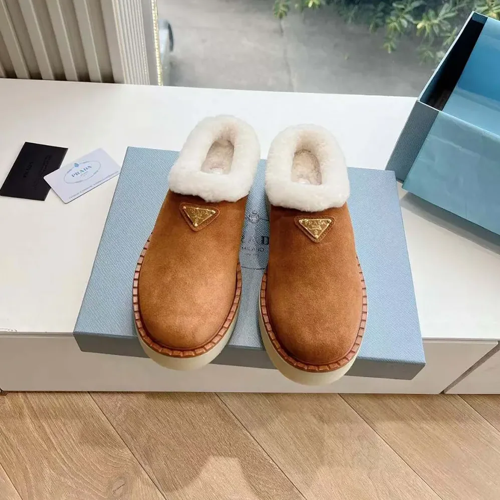 Prada Suede Mules for Women Prada Suede Mules for Women